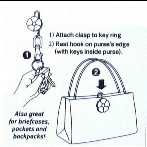 Finder Key Purse key chain - AMERICAN FLAG - Picture 2 of 2